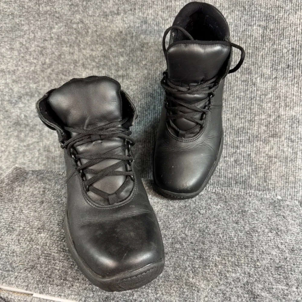 Vintage Reebok Duty Mens Tactical Boots Black Leather Made in USA CP8500 9M